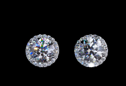 Moissanite earrings